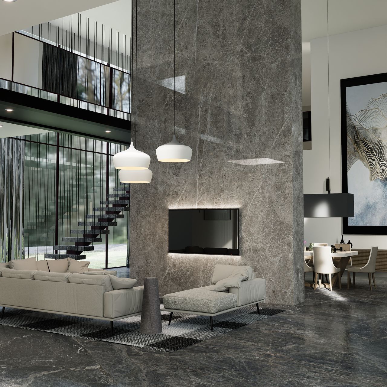 Üç boyutlu mimari model çizimi